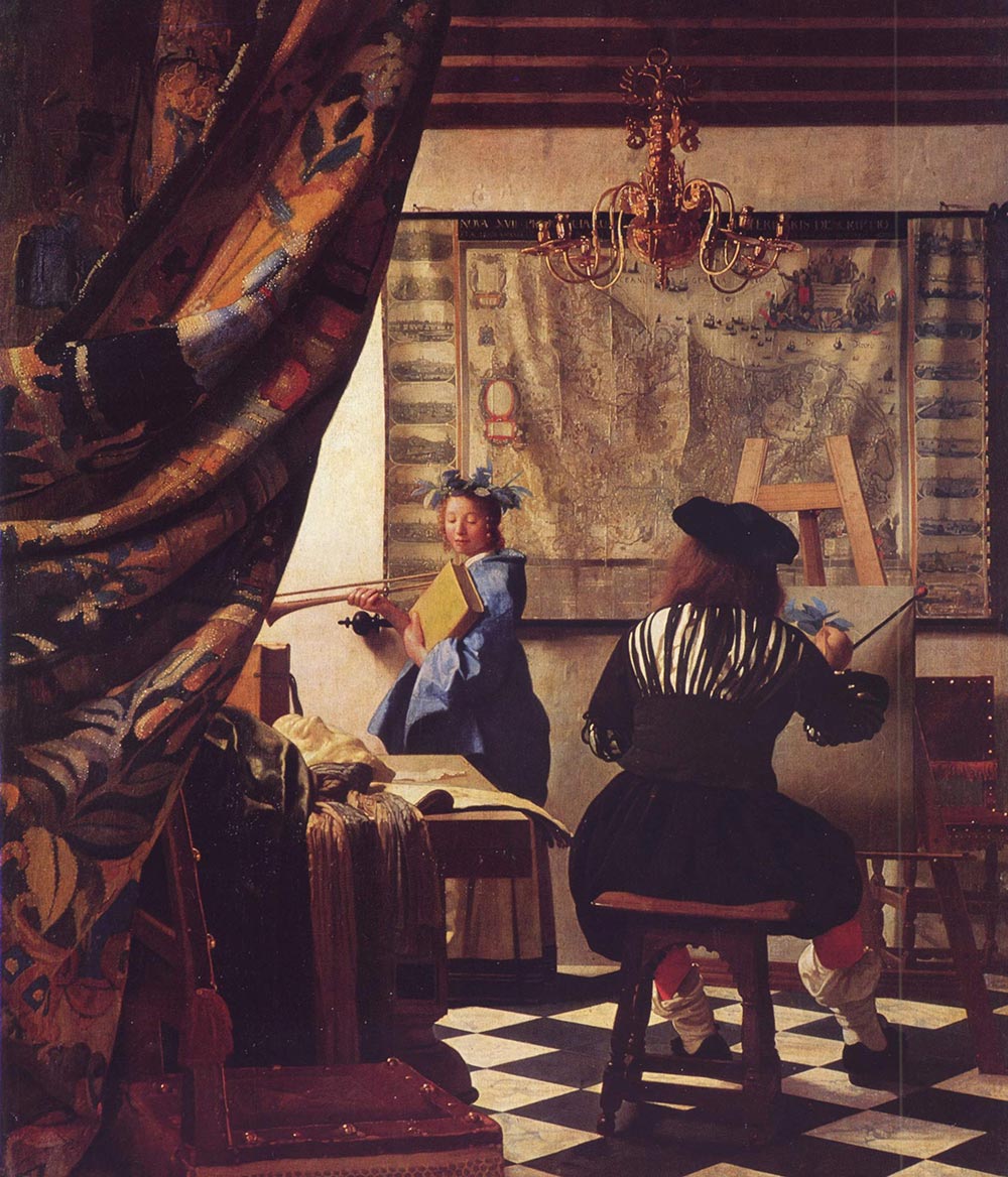 The Art of Painting by Johannes Vermeer, 1666